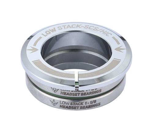 Blunt low stack SCS/HIC integrated headset