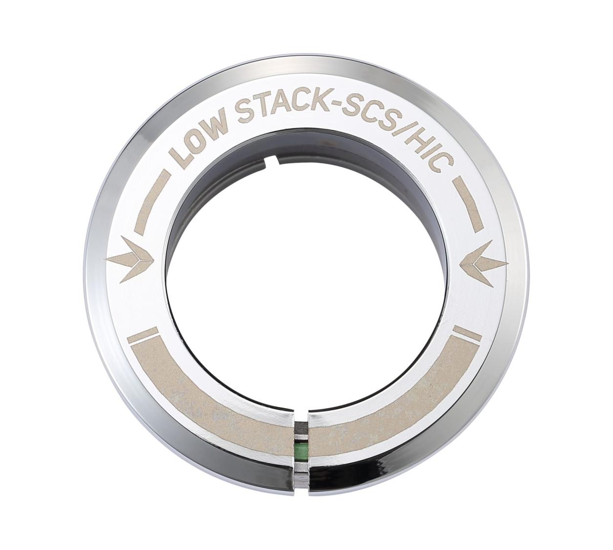 Blunt low stack SCS/HIC integrated headset