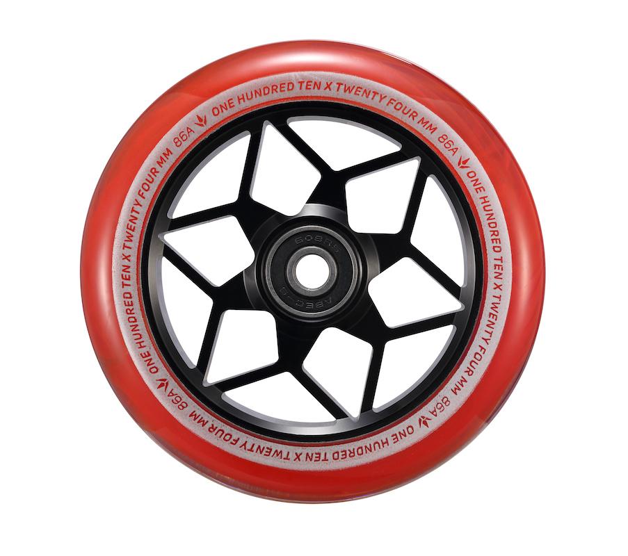 Blunt Diamond hjul til løbehjul - smoke rød