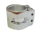 Blunt twin slit clamp til løbehjul - krom