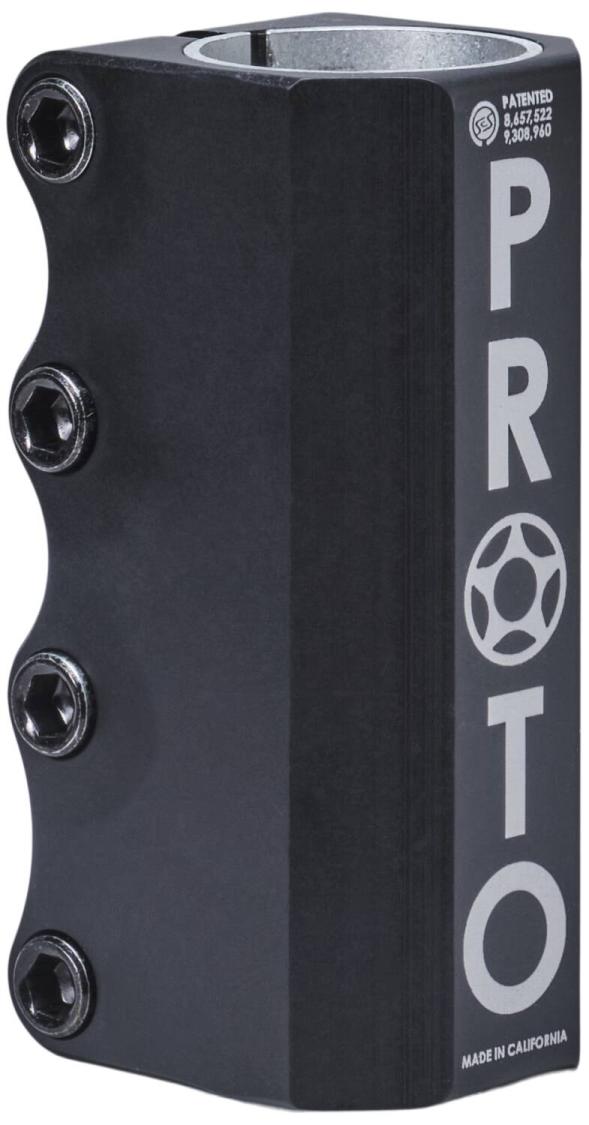 Proto 4'' Full Knuckle V2 SCS clamp til løbehjul - sort