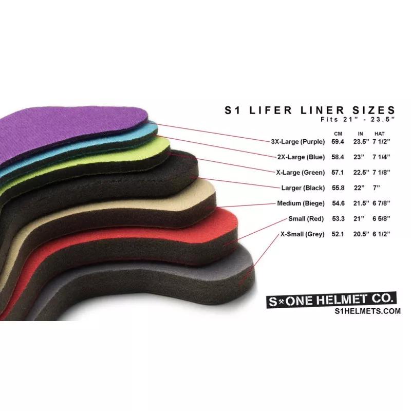 S-ONE Lilfer skate helmet sizing liner
