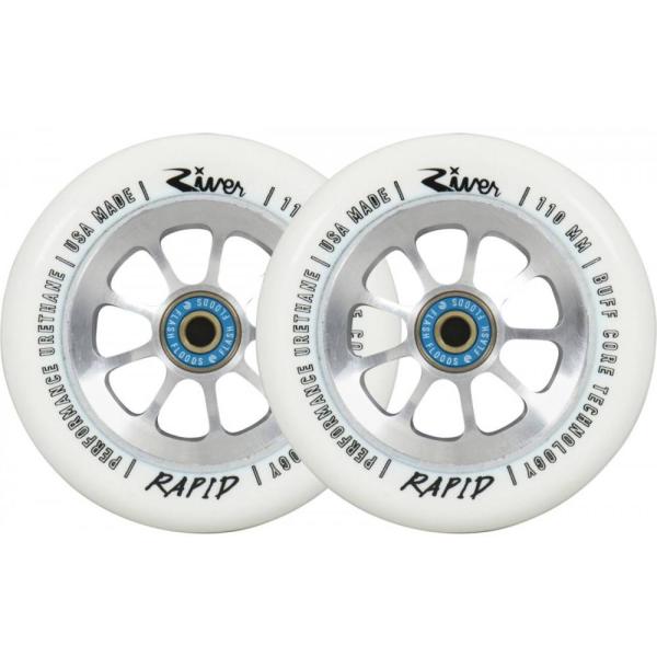 River 'Blizzard' rapids 110 mm hjul til løbehjul
