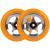 Proto Sliders Starbright hjul til løbehjul - orange