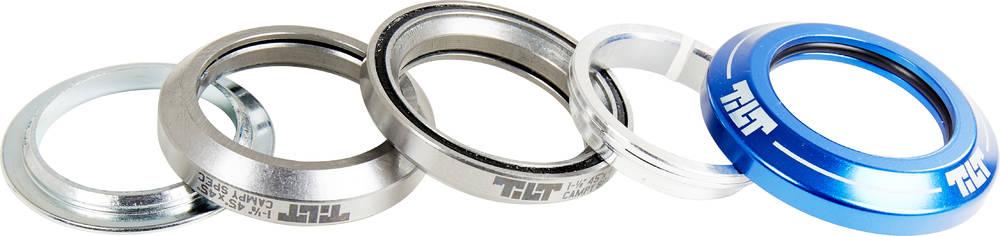 Tilt integrated headset løbehjul - blå