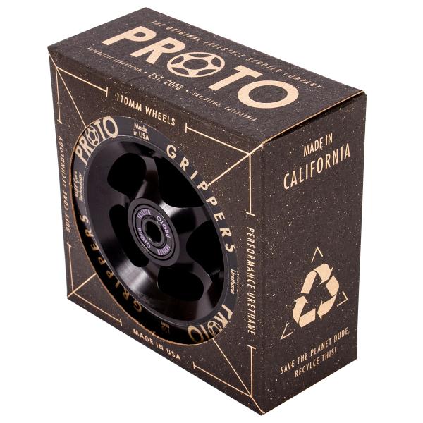 Proto gripper hjul til løbehjul - sort
