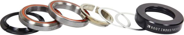 Root integrated headset løbehjul - sort