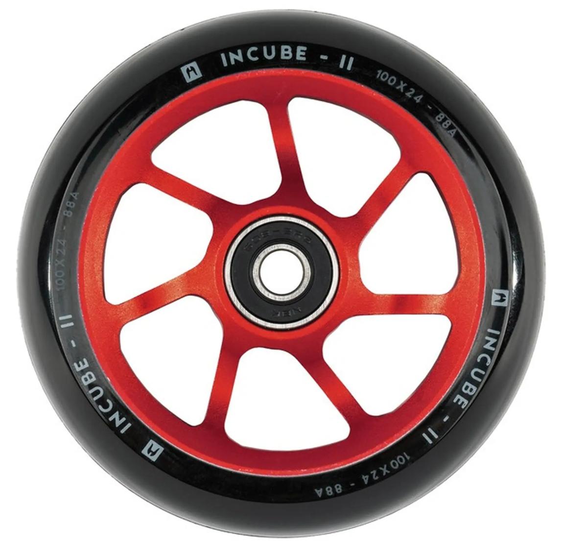 Ethic Incube V2 stunt scooter wheel - red