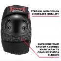 187 x Independent Killer Pads combo pack knee & elbow