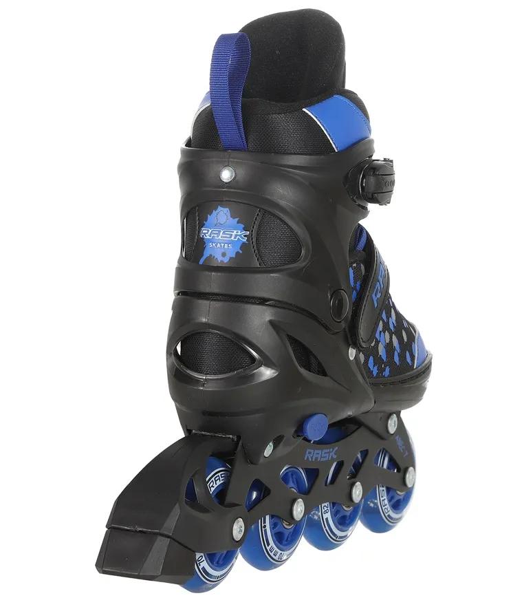 Blå RASK Splash rulleskøjter med LED lys til børn, justerbar størrelse, komfortable.